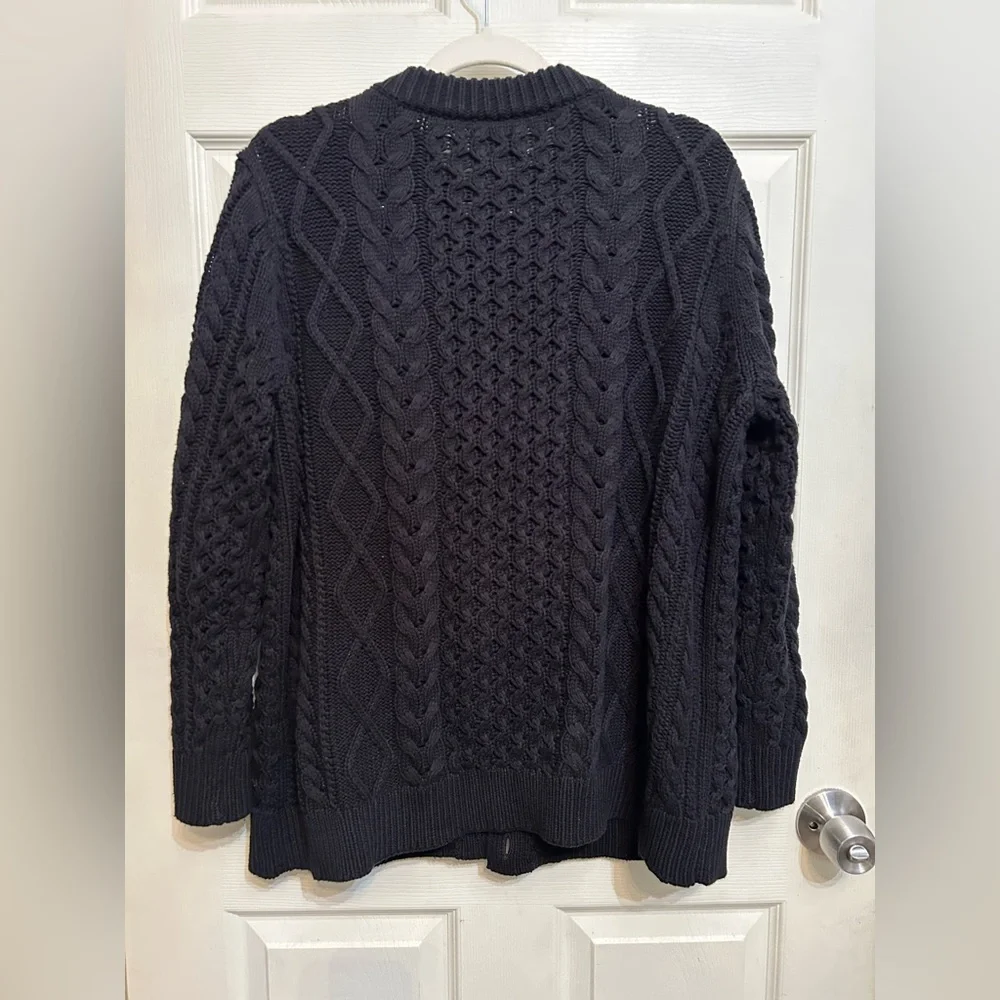 Tuckernuck Black Cable Knit Cardigan - Picture 5 of 6